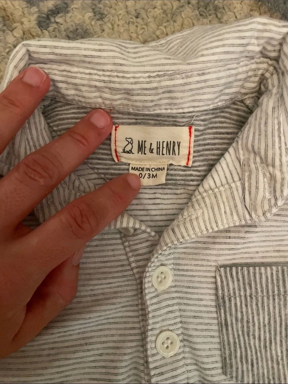 Me & Henry set striped